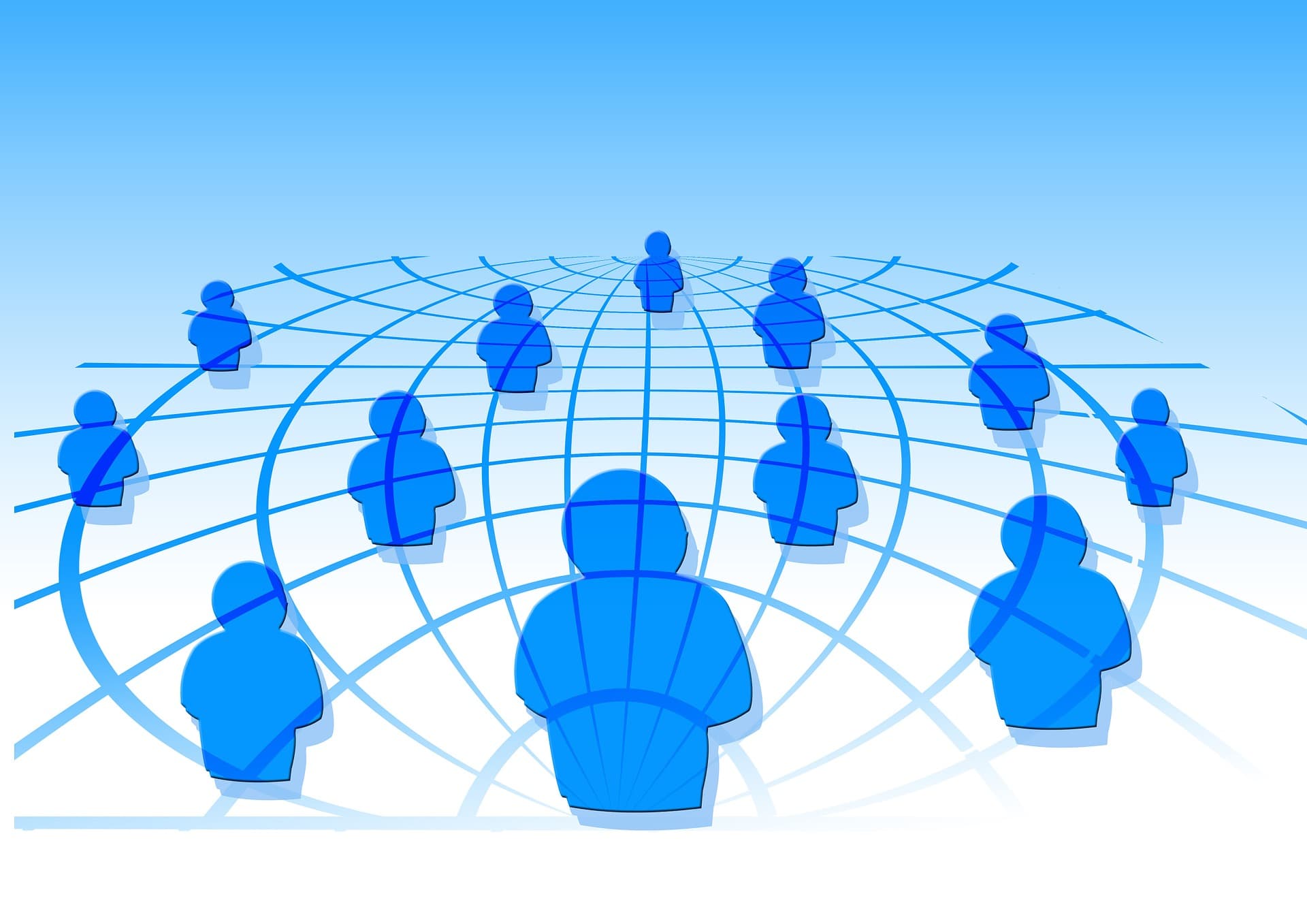 Eine Darstellung eines globalen Netzwerks